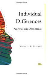 Cover Art for 9780863772566, Individual Differences: Normal And Abnormal (Principles of Psychology) by College  University of London