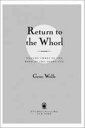 Cover Art for 9780312700867, Return to the Whorl by Gene Wolfe