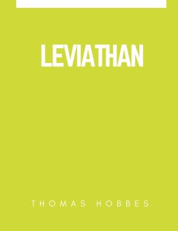 Cover Art for 9781545431924, Leviathan by Thomas Hobbes