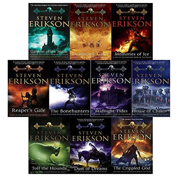 Cover Art for 9789123820658, The Malazan Book of the Fallen Steven Erikson 10 Books Collection Set by Steven Erikson