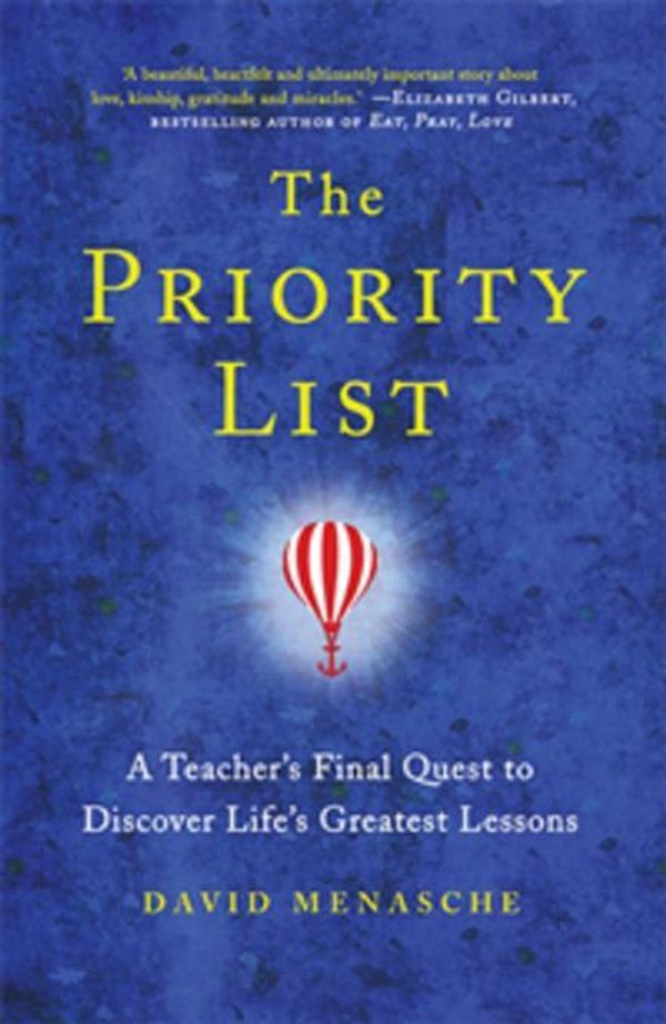 Cover Art for 9781743435694, The Priority List by David Menasche