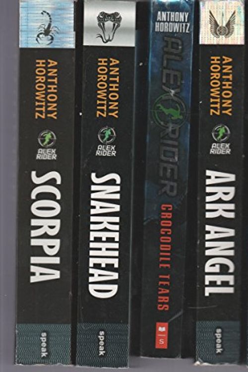 Cover Art for B01LXP5PII, ALEX RIDER - SET OF 6 BOOKS - Scorpia - Snakehead - Ark Angel - Stormbreaker - Skeleton Key - Crocodile Tears. by Anthony Horowitz