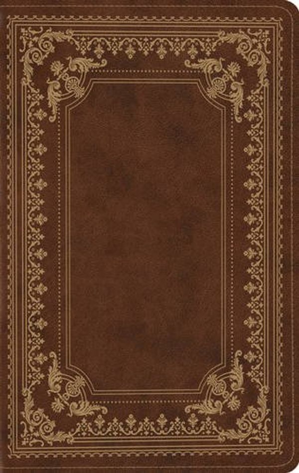Cover Art for 9781433543999, ESV Large Print Compact Bible (TruTone, Brown, Classic Frame Design) (Esv Bibles) by Crossway Books