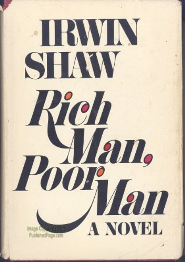 Cover Art for 9780297002321, Rich Man, Poor Man by Irwin Shaw