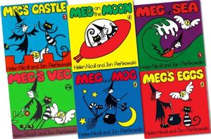 Cover Art for 9780140957716, Meg and Mog 6 books Collection RRP: £29.94 - Meg's Eggs, Meg's Castle, Meg at Sea, Meg on the Moon, Meg and Mog, Meg's Veg [Paperback] by Helen Nicoll And Jan Pienkowski