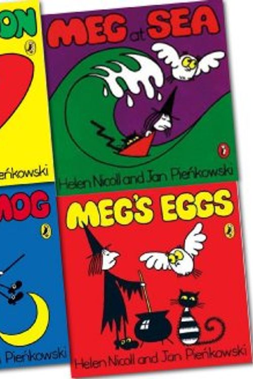 Cover Art for 9780140957716, Meg and Mog 6 books Collection RRP: £29.94 - Meg's Eggs, Meg's Castle, Meg at Sea, Meg on the Moon, Meg and Mog, Meg's Veg [Paperback] by Helen Nicoll And Jan Pienkowski