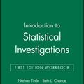 Cover Art for 9781119124672, Introduction to Statistical Investigations, First Edition Workbook by Nathan Tintle