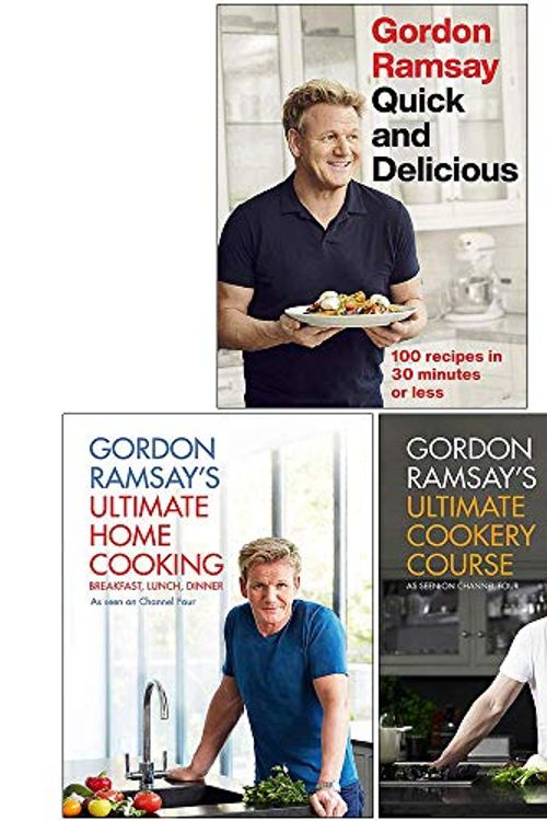 Cover Art for 9789124052492, Gordon Ramsay Quick & Delicious, Ultimate Home Cooking, Ultimate Cookery Course 3 Books Collection Set by Gordon Ramsay