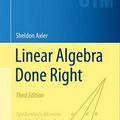 Cover Art for 9783319110790, Linear Algebra Done Right by Sheldon Axler