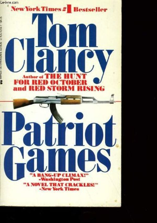 Cover Art for B00195KLKO, Patriot Games by Tom Clancy