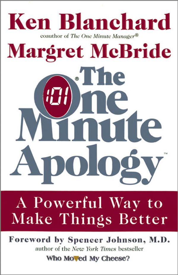 Cover Art for 9780688169817, The One Minute Apology by Ken Blanchard