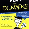 Cover Art for 9780764508561, VBA FOR DUMMIES (FOR DUMMIES (CO by Steve Cummings