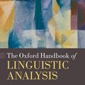 Cover Art for 9780191609251, The Oxford Handbook of Linguistic Analysis by Bernd Heine