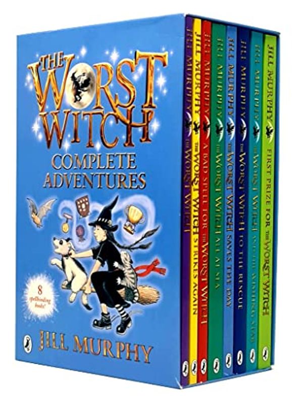 Cover Art for 9789124200084, The Worst Witch Complete Adventures Collection 8 Books Box Set By Jill Murphy( Worst Witch, To the Rescue, Strikes Again, All at Sea , A Bad Spell, Witch and The Wishing Star & First Prize) by Jill Murphy