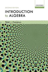 Cover Art for 9780198527930, Introduction to Algebra by Peter J. Cameron