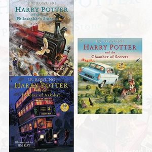 Cover Art for 9789123629640, harry potter illustrated edition 3 books collection set (harry potter and the philosopher's stone, harry potter and the prisoner of azkaban, harry potter and the chamber of secrets) by J.k. Rowling