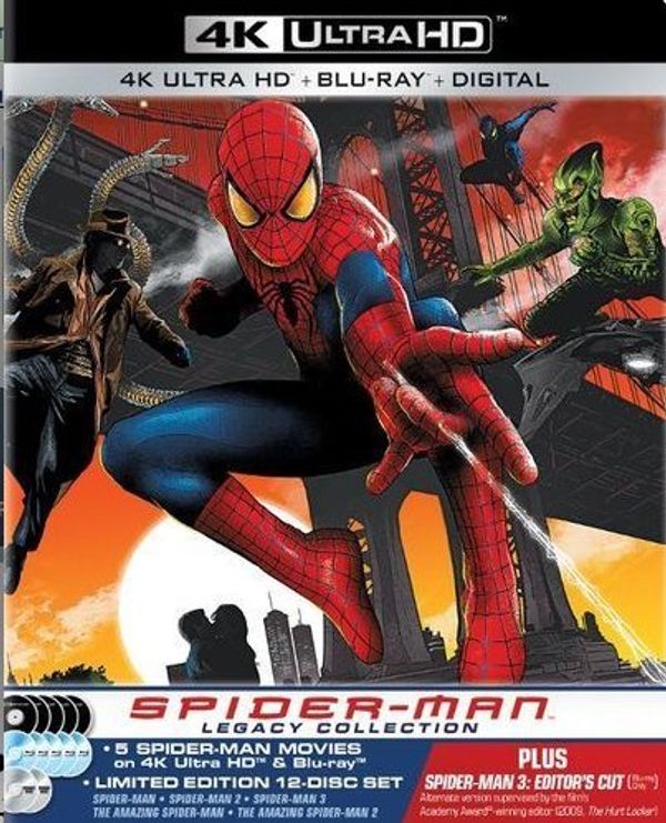 Cover Art for 0043396507388, Spider-Man Legacy Collection [4K Ultra HD Blu-ray/Blu-ray] [SteelBook] by Unknown