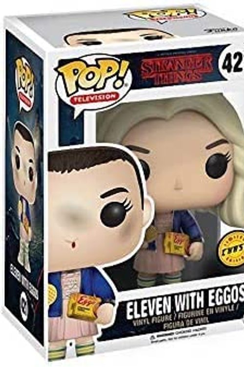 Cover Art for B07SCS23RN, Funko Stranger Things - Eleven in Wig with Eggos Limited Edition Chase Pop! Vinyl Figure Vinyl Figure (Includes Compatible Pop Box Protector Case) by Unknown