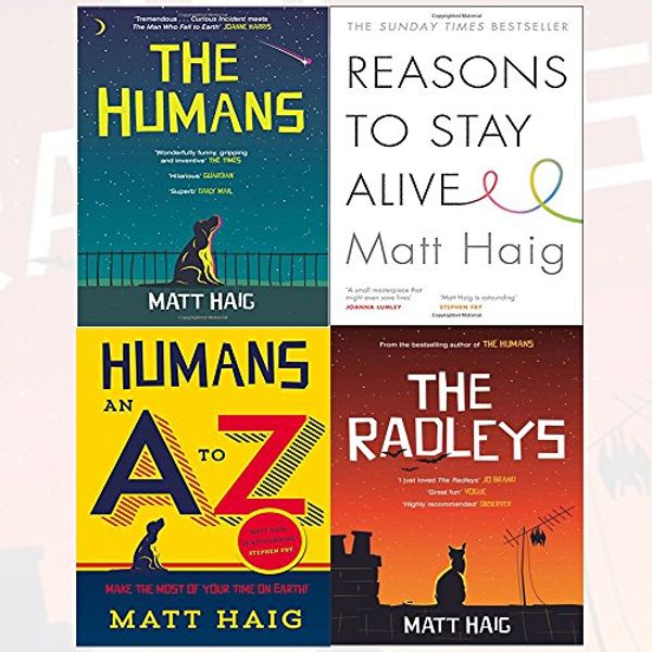 Cover Art for 9789123589739, Matt Haig Collection 4 Books Bundle With Gift Journal (The Radleys, The Humans, Reasons to Stay Alive, Humans: An A-Z) by Matt Haig