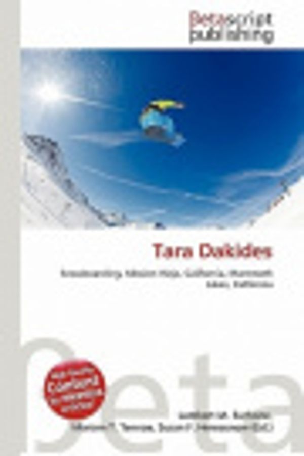 Cover Art for 9786136050904, Tara Dakides by Lambert M. Surhone