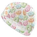 Cover Art for 3022856935104, Swimming Cap Elastic Swimming Hat Diving Caps,Sweet Delicious Donuts Pattern with Various Flavors Sprinkles Stars Background,for Men Women Youths by Unknown