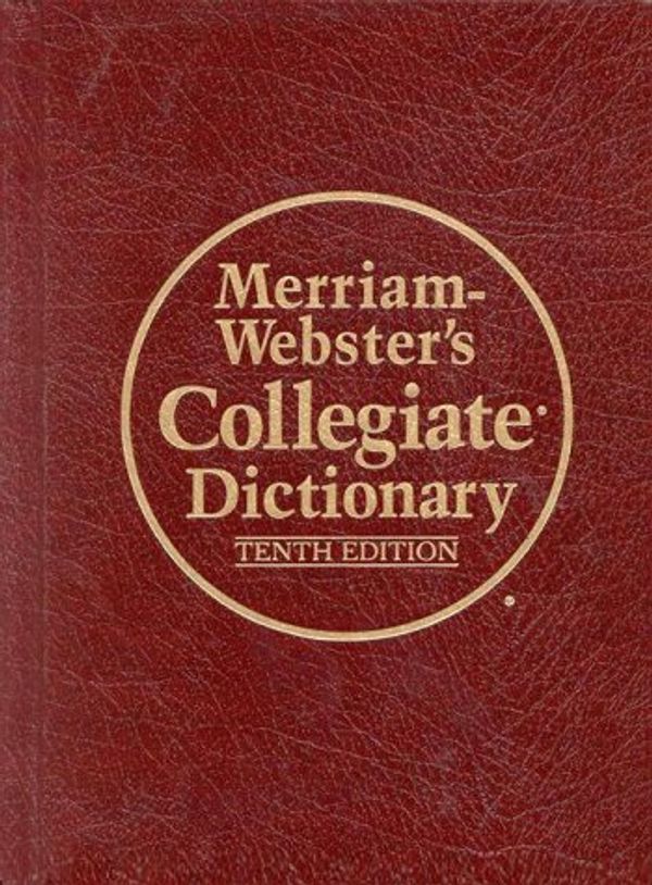 Cover Art for 9780877797104, Merriam-Webster's Collegiate Dictionary (Burgundy Leather-Look, Indexed) by 