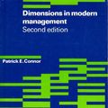 Cover Art for 9780395255155, Dimensions in Modern Management by Patrick E. Connor