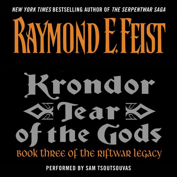 Cover Art for 9780061124112, Krondor: Tear of the Gods by Raymond E. Feist