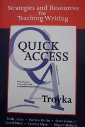 Cover Art for 9780131829091, Strategies and Resources for Teaching Writing with the Simon & Schuster Quick Access Reference for Writers 4/E by Lynn Quitman Troyka