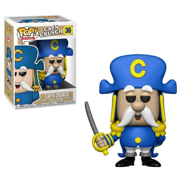 Cover Art for 0889698364799, Funko POP! Ad Icons Cap'N Crunch #36 Cap'n Crunch (With Sword) by FUNKO