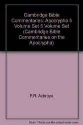 Cover Art for 9780521298032, Cambridge Bible Commentaries: Apocrypha 5 Volume Set 5 Volume Set by Various