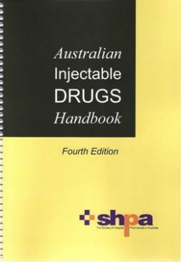 Cover Art for 9780958688178, Australian Injectable Drugs Handbook by Nicolette Burridge