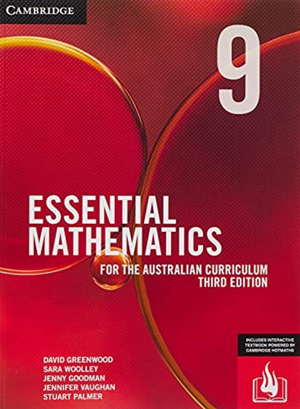 Cover Art for 9781108772884, Essential Mathematics for the Australian Curriculum Year 9 Third Edition by David Greenwood, Sara Woolley, Jenny Goodman, Jennifer Vaughan, Stuart Palmer