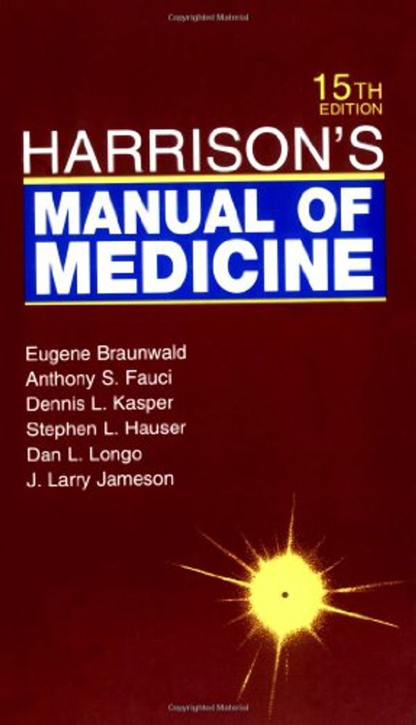 Cover Art for 0639785327486, Harrison's Manual of Medicine by Dennis L. Kasper