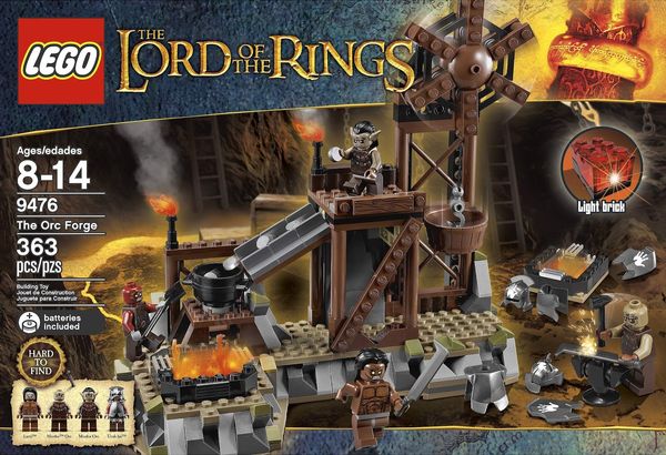 Cover Art for 0673419010917, The Orc Forge Set 9476 by LEGO
