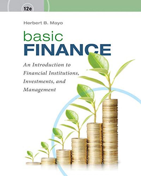 Cover Art for 9780357092934, Basic Finance + Mindtap Finance, 1 Term 6 Months Printed Access Card by Herbert B. Mayo