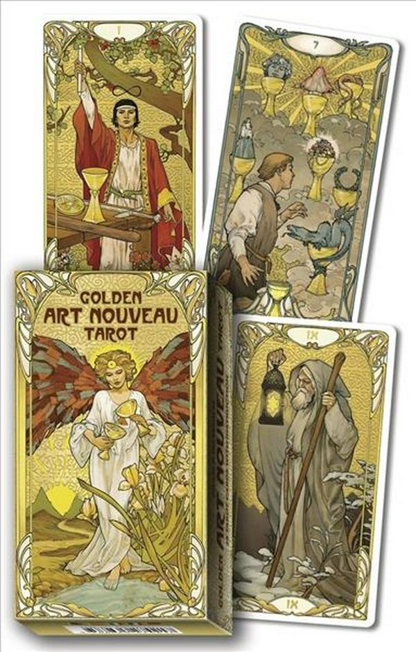 Cover Art for 9780738763460, Golden Art Nouveau Tarot by Giulia F Massaglia