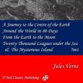 Cover Art for B005MGESUU, A Journey to the Centre of the Earth, Around the World in 80 Days, From the Earth to the Moon, The Mysterious Island & Twenty Thousand Leagues under the Sea by Verne, Jules