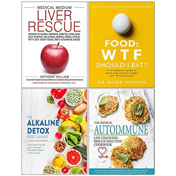 Cover Art for 9789123777372, Medical Medium Liver Rescue [Hardcover], Food Wtf Should I Eat, Alkaline Detox Reset Cleanse, Medical Autoimmune 4 Books Collection Set by Anthony William