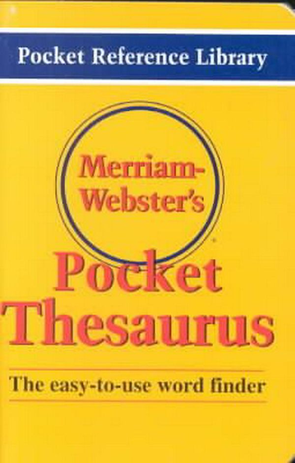 Cover Art for 9780877795247, Merriam-Webster’s Pocket Thesaurus by Merriam Webster