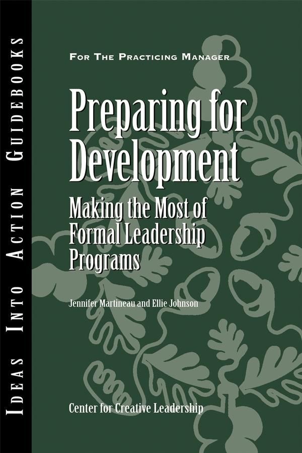 Cover Art for 9781118155141, Preparing for Development by Center for Creative Leadership (CCL), Ellie Johnson, Jennifer W. Martineau
