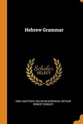 Cover Art for 9780342402953, Hebrew Grammar by Emil Kautzsch, Wilhelm Gesenius, Arthur Ernest Cowley