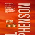 Cover Art for 9781848878563, Some Remarks by Neal Stephenson