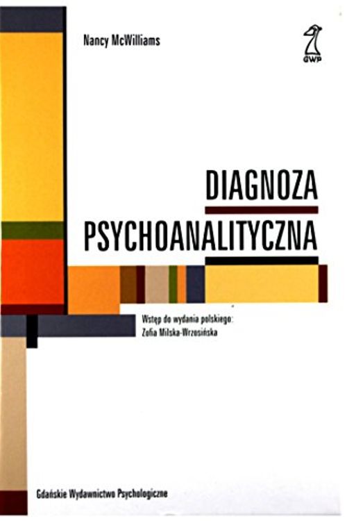 Cover Art for 9788374892278, Diagnoza Psychoanalityczna by Nancy Mcwilliams