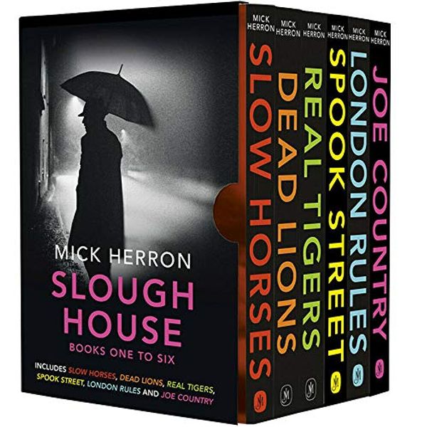 Cover Art for 9781529375480, Slough House Thriller Series Books 1 - 6 Collection Box Set by Mick Herron (Slow Horses, Dead Lions, Real Tigers, Spook Street, London Rules & Joe Country) by Mick Herron
