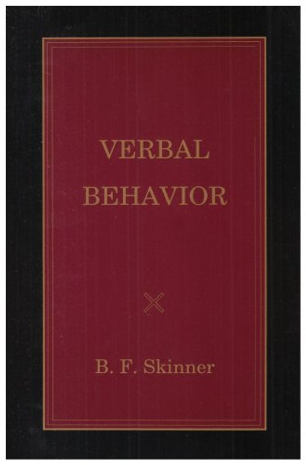 Cover Art for 9781583900215, Verbal Behavior by B. F. Skinner