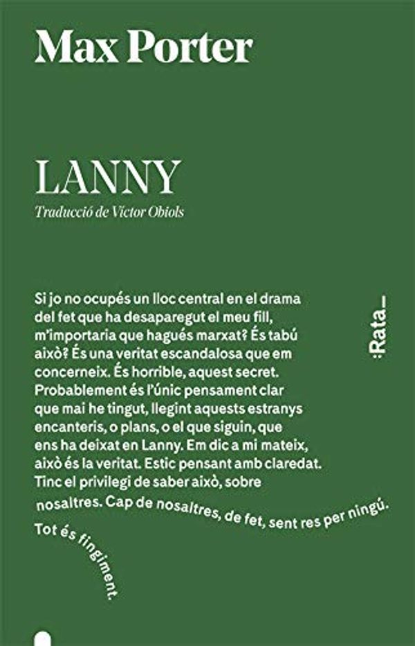 Cover Art for 9788416738526, Lanny: 33 by Max Porter