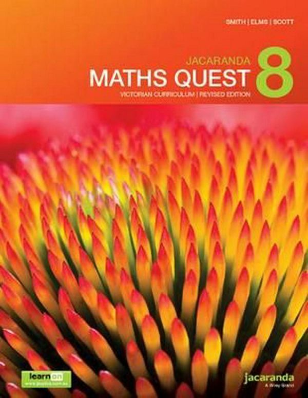 Cover Art for 9780730348542, Jacaranda Maths Quest 8 Victorian Curriculum 1E (Revised) LearnON & Print by Lyn Elms, Douglas Scott, Kylie Boucher