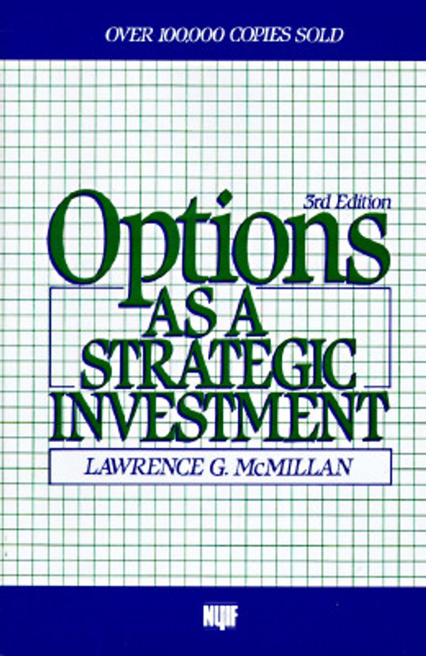 Cover Art for 9780136360025, Options as a Strategic Investment by Lawrence G. McMillan
