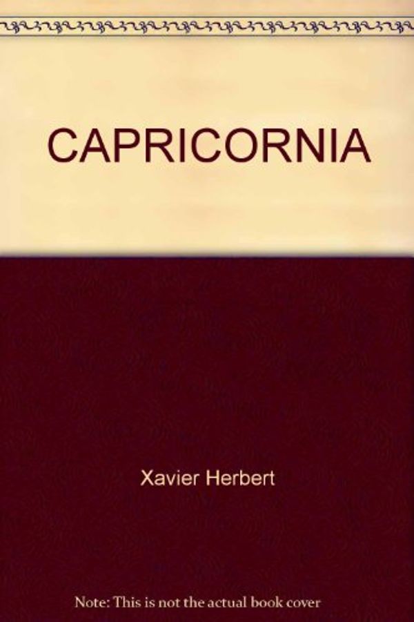 Cover Art for 9780732289461, Capricornia by Xavier Herbert